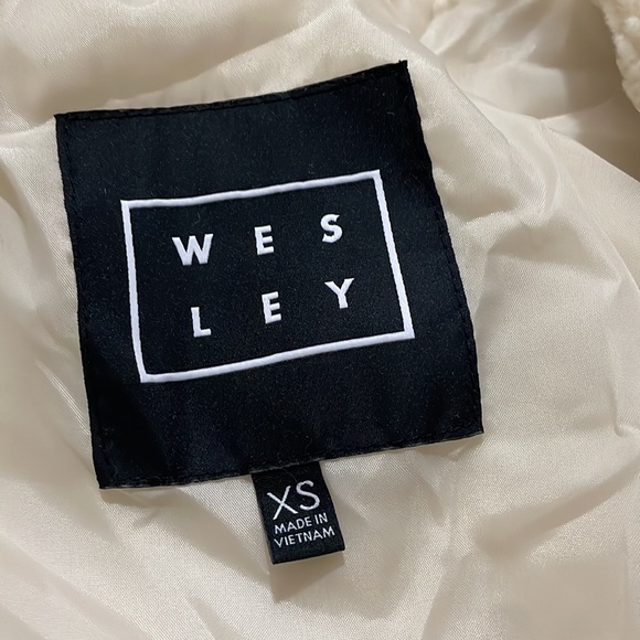 Wesley button down jacket faux sherpa NWOT - Picture 4 of 8